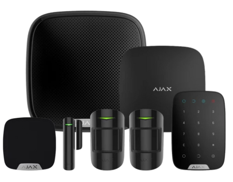 Ajax Kit 3 house with keypad, Includes Motionprotects and streetsiren