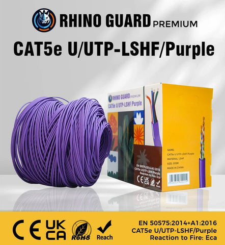 CAT5E U/UTP-LSHF/PURPLE