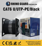 CAT6 U/UTP-PE/BLACK