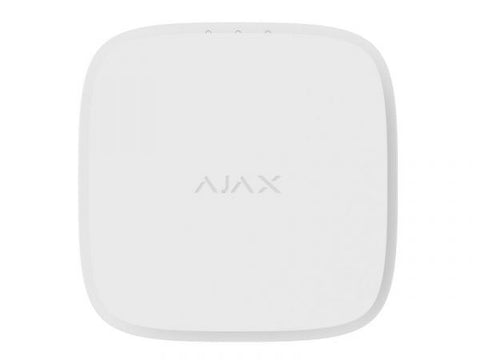 Ajax FireProtect 2 Wireless Heat, Smoke and CO2 Detector in White, Head-on
